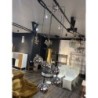 Suspension chrome vintage 5 boules