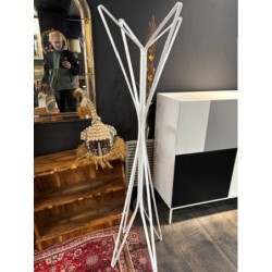 Porte manteau métal blanc...