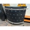 Bar vintage simili noir et chrome